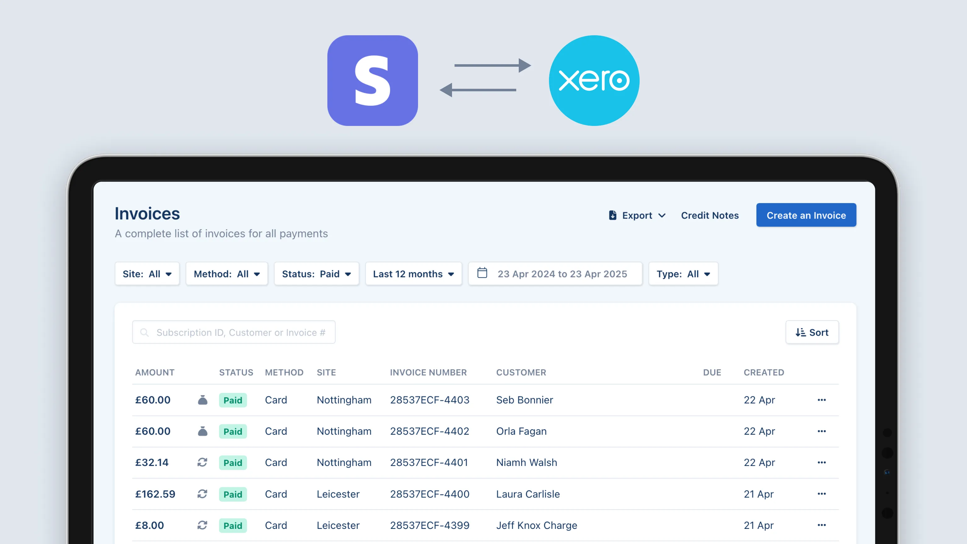 Automated Xero integration for Stora customers with SubSync