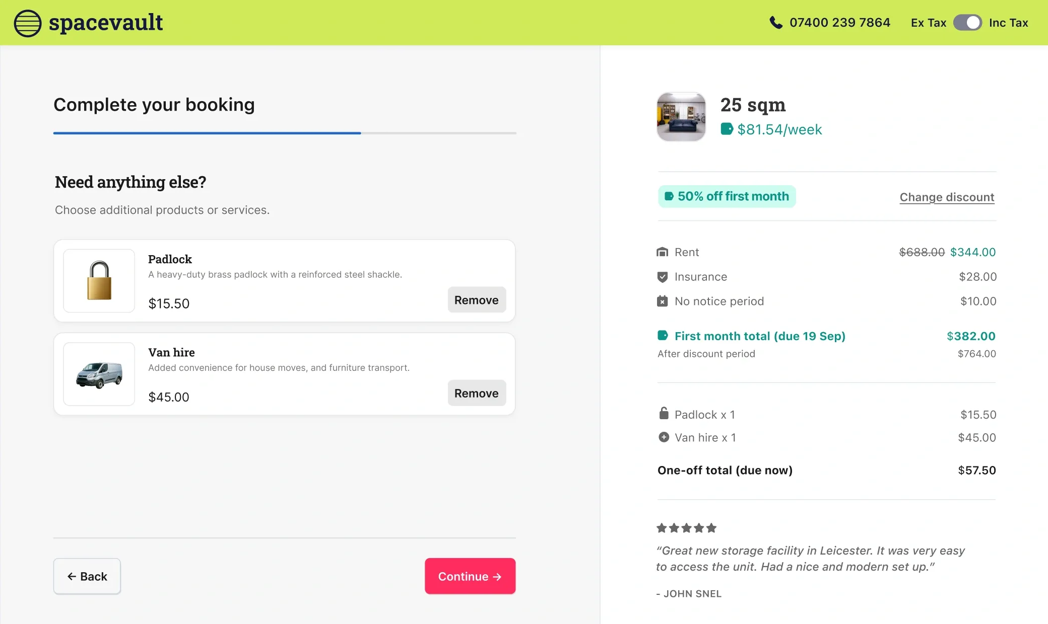 Stora online bookings